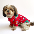 Pawgypets Warm Winter Tree Shirt for Dogs and Cats (Red) For Discount