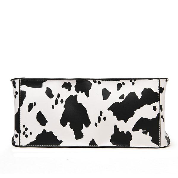 Wholesale PU Cow Print Comb Bag Set on Sale