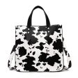 Wholesale PU Cow Print Comb Bag Set on Sale