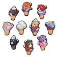 Wholesale 100PCS PVC Cartoon Animal Ice Cream DIY Shoe Buckle Supply