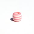 Wholesale 100PCS 10*12mm Rainbow Stripe Resin Beads Discount