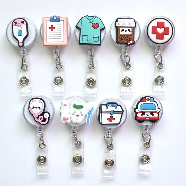 Wholesale 10PCS PVC Small Easy Pull Button Keychain For Sale