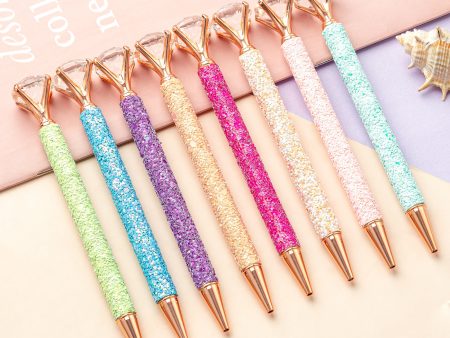 Wholesale Metal Multicolor Sequin Ballpoint Pen Supply