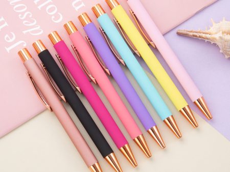 Wholesale Metal Candy Color Ballpoint Pen Online Sale