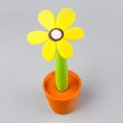 Wholesale Plastic Sun Flower Potted Ballpoint Pen Online Hot Sale