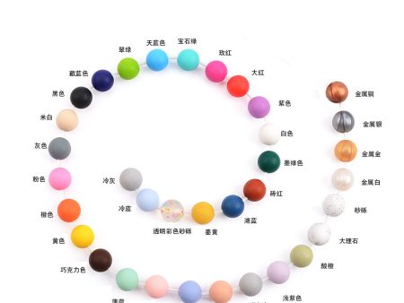 Wholesale 100PCS 15mm Candy Color diy Jewelry Accessories Beads Online Sale