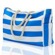 Wholesale Cotton Striped Beach Bag on Sale