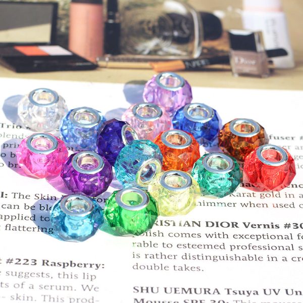 Wholesale 100PCS 10*14mm Colorful Glass Beads Supply