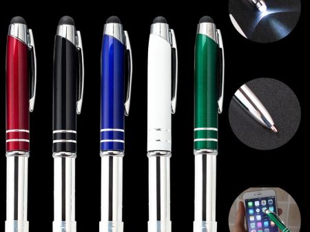 Wholesale Metal Touch LED Light Multifunctional Ballpoint Pen Online Sale