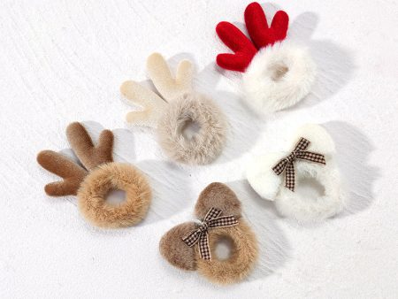 Wholesale Plush Cute Hair Scrunchies Fashion