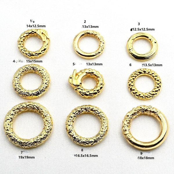 Wholesale 18K Gold Alloy Bracelet Connecting Ring Fashion