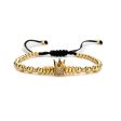 Wholesale Crown Smiley Braided Brass Bracelet For Discount