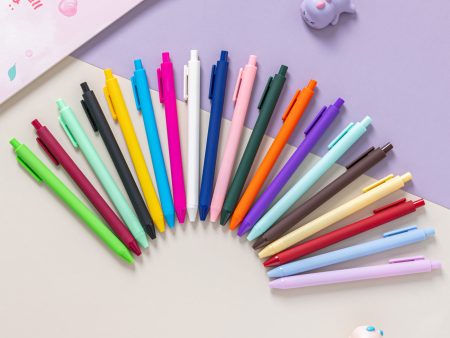 Wholesale 10pcs Plastic Macaron Ballpoint Pen Fashion