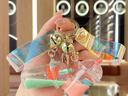 Wholesale Acrylic Milk Tea Cup Fruit Creative Keychain Online Hot Sale