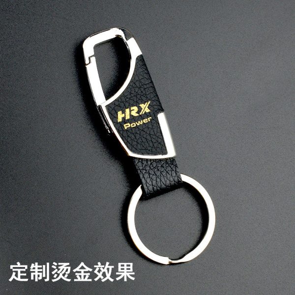 Wholesale Metal Men s Genuine Leather Waist Hanging Keychain For Sale