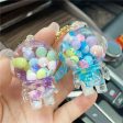 Wholesale Acrylic Liquid Astronaut Creative Keychain For Discount