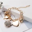 Wholesale Alloy Heart Crystal Bracelet For Sale