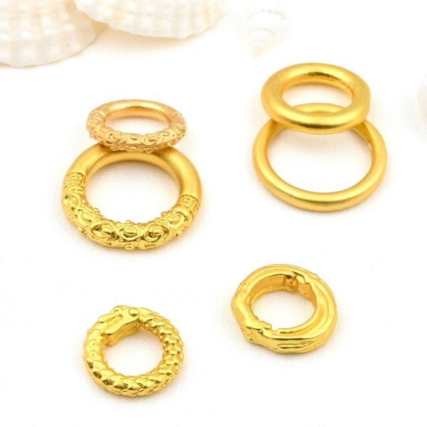 Wholesale 18K Gold Alloy Bracelet Connecting Ring Fashion