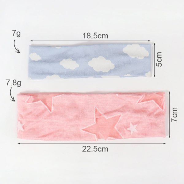 Wholesale Cartoon Headband Printed Hollow Fabric Headband For Discount