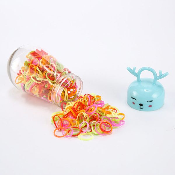 Wholesale 10PCS Cute Deer Colorful Plastic Hair Scrunchies For Discount