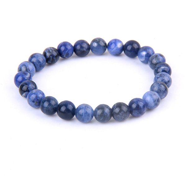 Wholesale 8mm Stone String Beads Bracelet For Sale