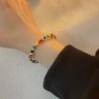 Wholesale Acrylic Rainbow Beads Bracelet Online Hot Sale