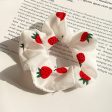 Wholesale Fruit Pattern Fabric Hair Scrunchies Hot on Sale