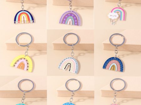 Wholesale Acrylic Rainbow Keychain For Discount