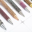 Wholesale Metal Leopard Rainbow Rhinestone Ballpoint Pen Discount