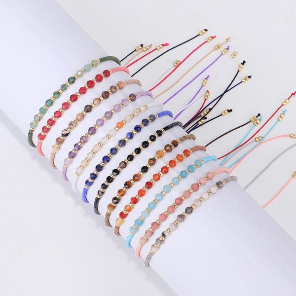 Wholesale 2MM Rice Beads Handwoven Beaded Bracelet Discount