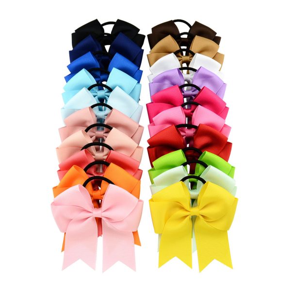 Wholesale Kids Ribbon Mermaid Cloth Hair Scrunchies Fashion