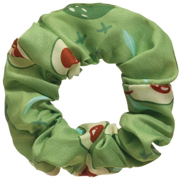 Wholesale Fruit Pattern Fabric Hair Scrunchies Hot on Sale