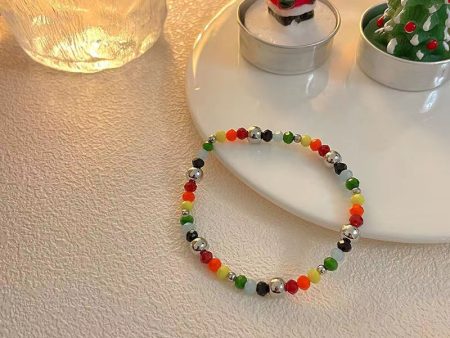 Wholesale Acrylic Rainbow Beads Bracelet Online Hot Sale