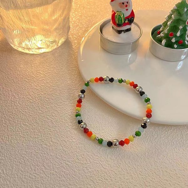 Wholesale Acrylic Rainbow Beads Bracelet Online Hot Sale