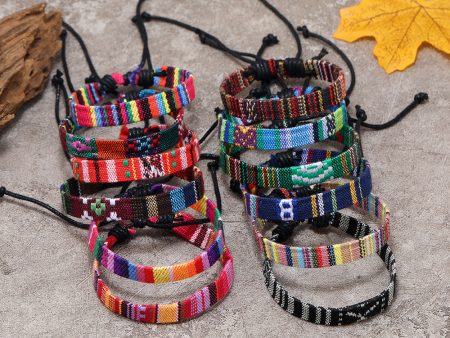 Wholesale Vintage Bohemian Cotton Bracelet Hot on Sale