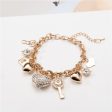 Wholesale Alloy Heart Crystal Bracelet For Sale