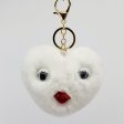 Wholesale Alloy Cute Love Fur Ball Key Chain Hot on Sale