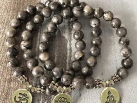 Wholesale Buddha Beads Lotus Yoga Pendant Stone Bracelet Online