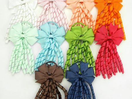 Wholesale Cheerleading Stage Streamers Hair Scrunchies Supply