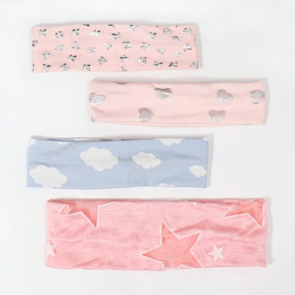 Wholesale Cartoon Headband Printed Hollow Fabric Headband For Discount