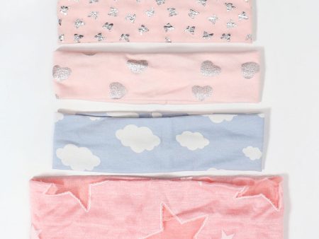 Wholesale Cartoon Headband Printed Hollow Fabric Headband For Discount