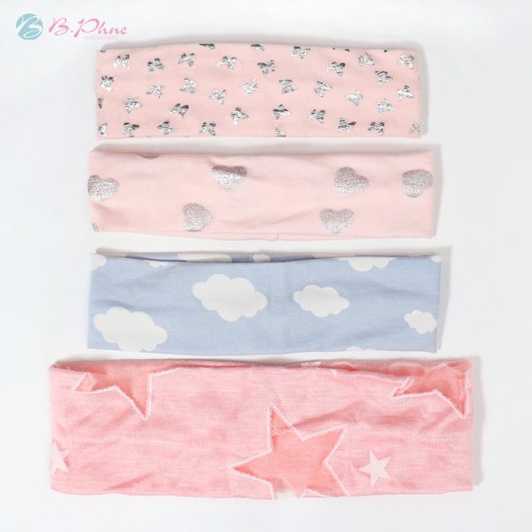 Wholesale Cartoon Headband Printed Hollow Fabric Headband For Discount