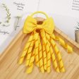 Wholesale Bowknot Tassel Coil Thread Strip Hair Scrunchies For Discount