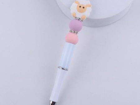 Wholesale Cartoon Animal Silicone Handmade Beadable Pens Hot on Sale