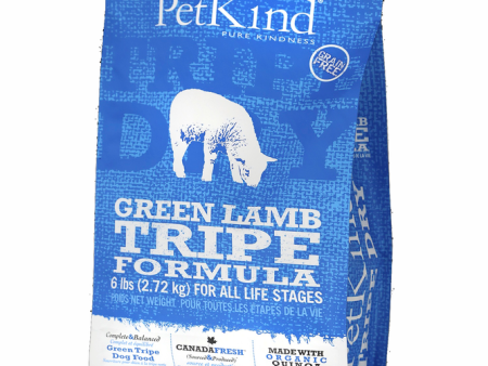 25% OFF: PetKind Green Lamb Tripe Grain-Free Dry Dog Food Online