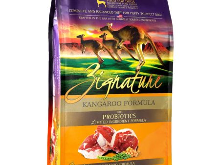 33% OFF: Zignature Kangaroo Grain Free Dry Dog Food 25lb Supply