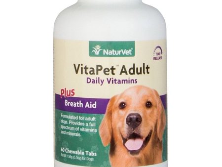 NaturVet Vitapet ADULT Daily Vitamins Tablets For Dogs Cheap