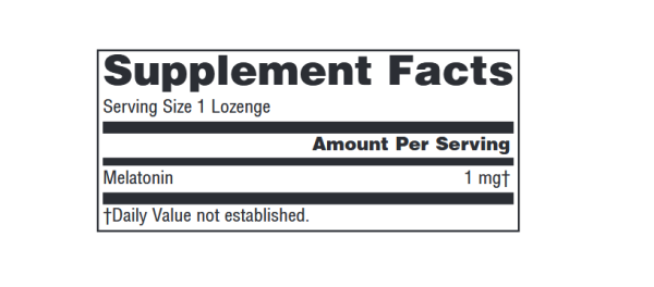 Melatonin 1mg Orange, 200 lozenges Sale